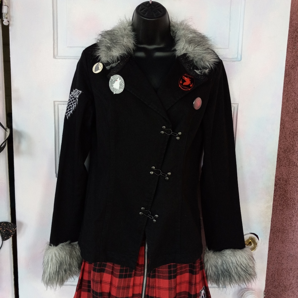 Fire & Ice- custom GoT themed RAGE ร Tripp NYC jacket- PRICE FIRM! - Picture 13 of 16